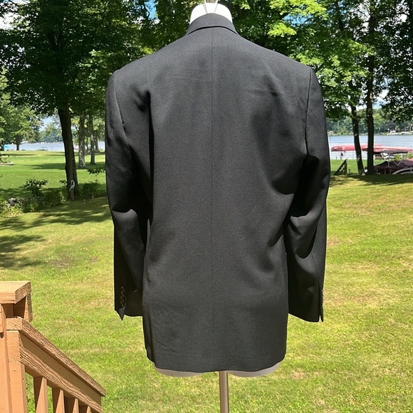 Pronto-Uomo Italian-made double-breasted wool sport coat 37R - Picture 4 of 7
